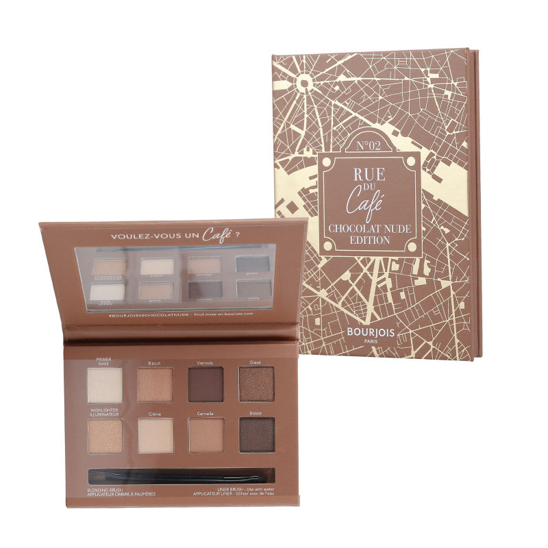 BOURJOIS Beau Regard 02 Chocolat Nude Palette Makeup occhi 7,68 g