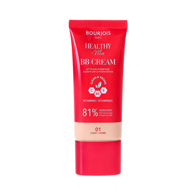 BOURJOIS HEALTHY MIX Crema viso BB intensamente idratante 01 Avorio 30 ml
