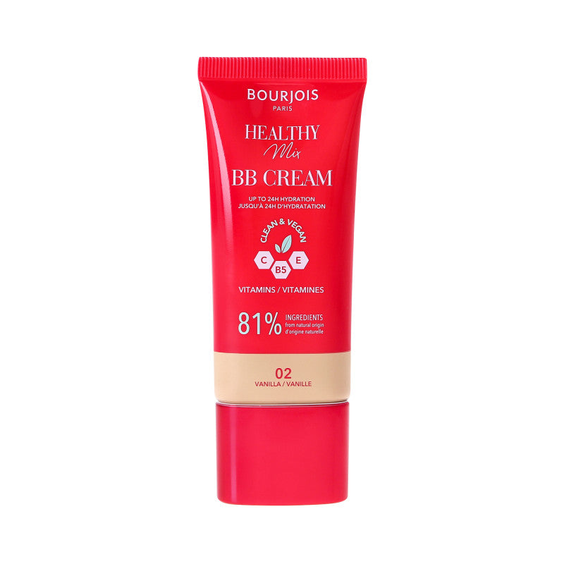 BOURJOIS HEALTHY MIX Crema viso BB intensamente idratante 02 Vaniglia 30 ml
