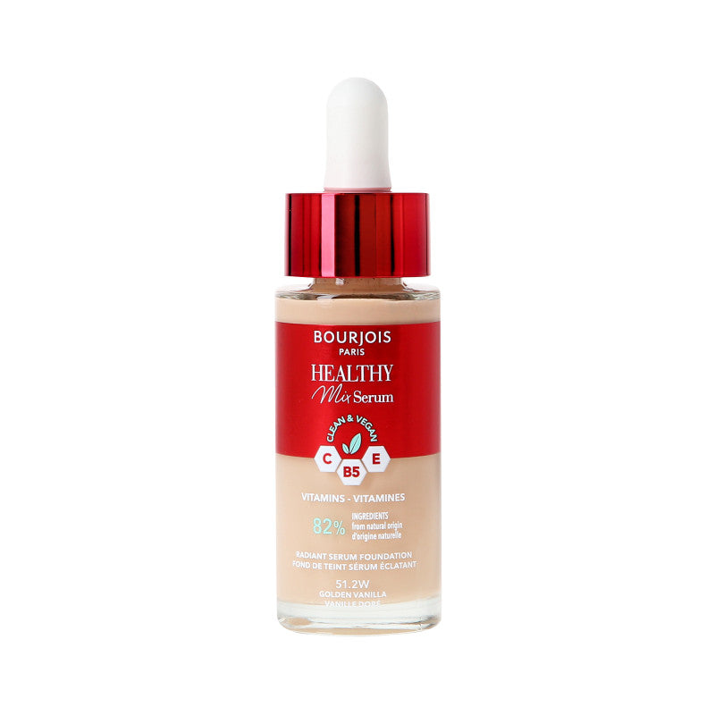 BOURJOIS HEALTHY MIX SERUM Fondotinta - siero con vitamine 51.2 Golden Vanilla 30 ml