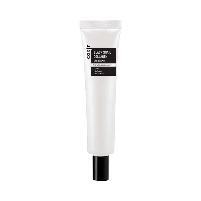 COXIR BLACK SNAIL COLLAGEN LINE Przeciwzmarszczkowy krem pod oczy z mucyną ślimaka i kolagenem 30ml