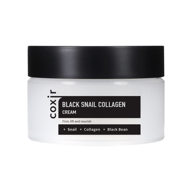 COXIR BLACK SNAIL COLLAGEN LINE Crema antirughe con bava di lumaca e collagene 30ml