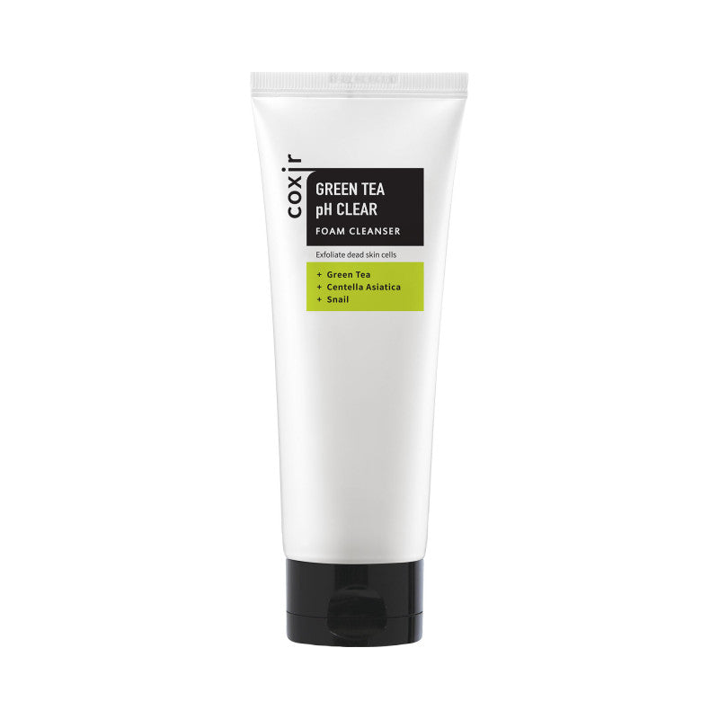 COXIR GREEN TEA CLEAR LINE Schiuma detergente viso al tè verde 150ml
