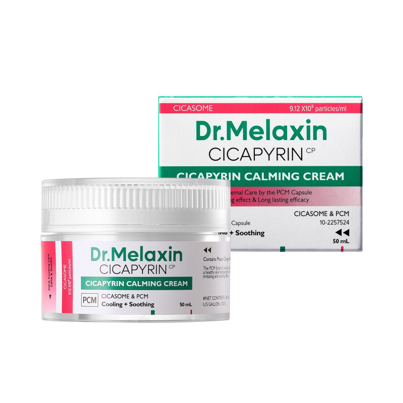 DR.MELAXIN CICAPYRIN CALMING CREAM Crema viso lenitiva con complesso rinfrescante, 50 ml