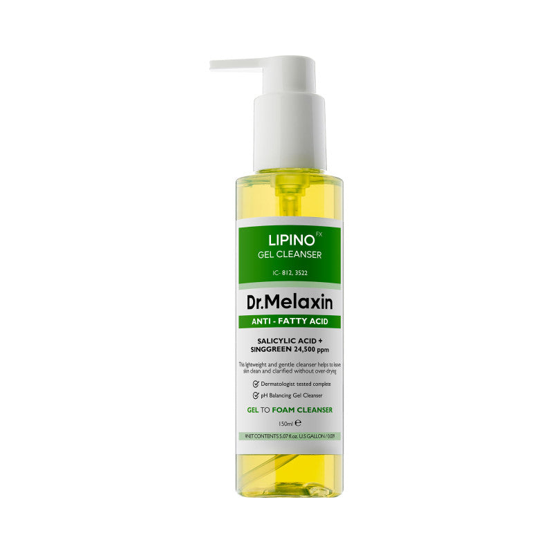 DR.MELAXIN LIPINO LINE Żel oczyszczający do twarzy dla cery tłustej 150ml
