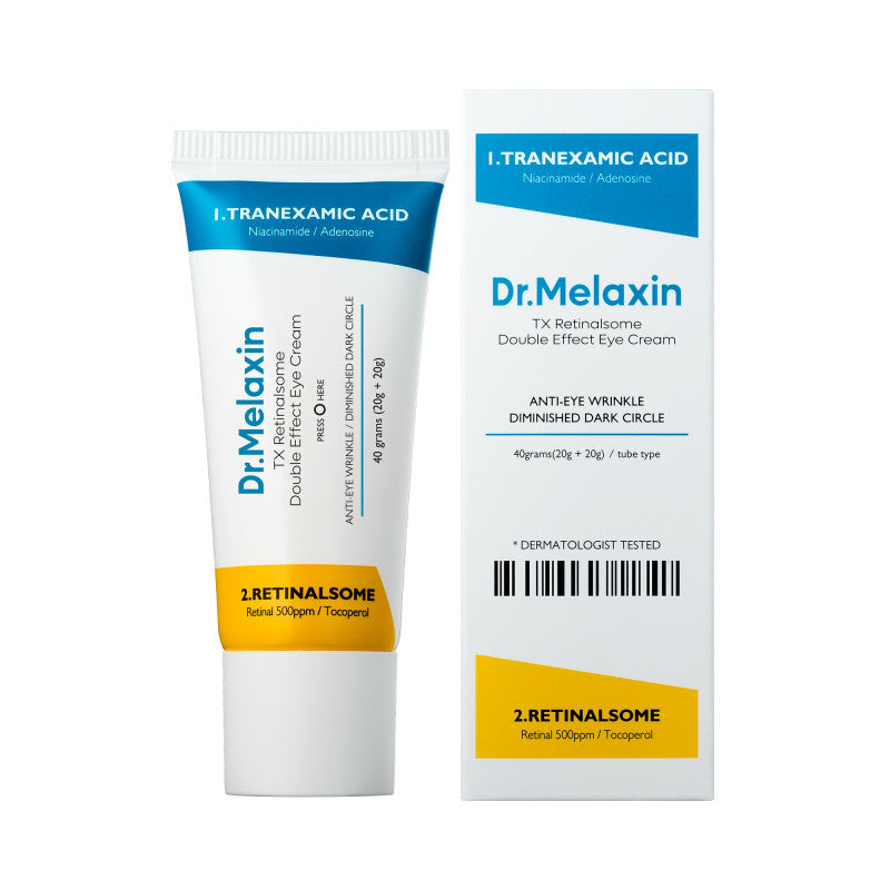 DR.MELAXIN TX-RETINALSOME Crema Contorno Occhi Anti-Età con Acido Tranexamico e Retinolo 40 g