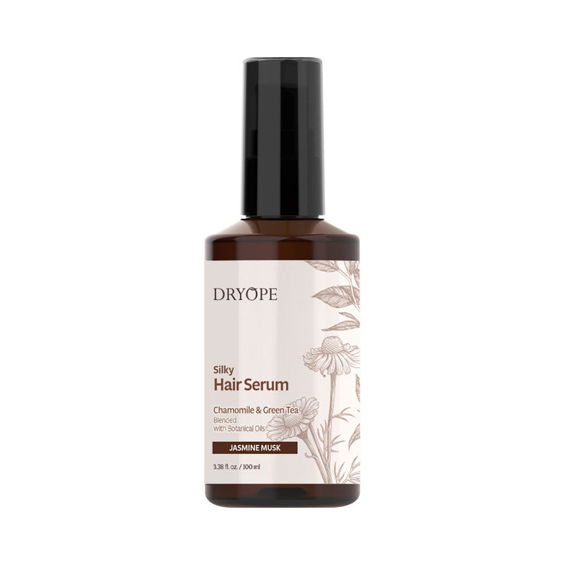 DRYOPE SILKY HAIR Siero vegano all'olio per capelli secchi e danneggiati al profumo di muschio e gelsomino 100 ml
