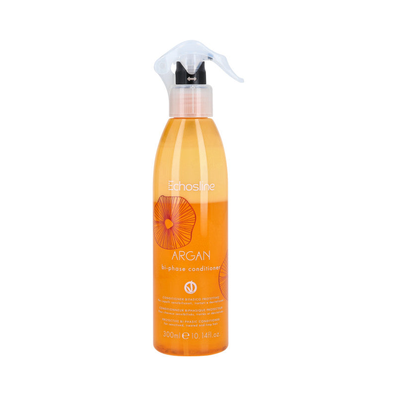 ECHOSLINE ARGAN BI-PHASE Balsamo senza risciacquo bifasico vegano con olio di argan 300ml
