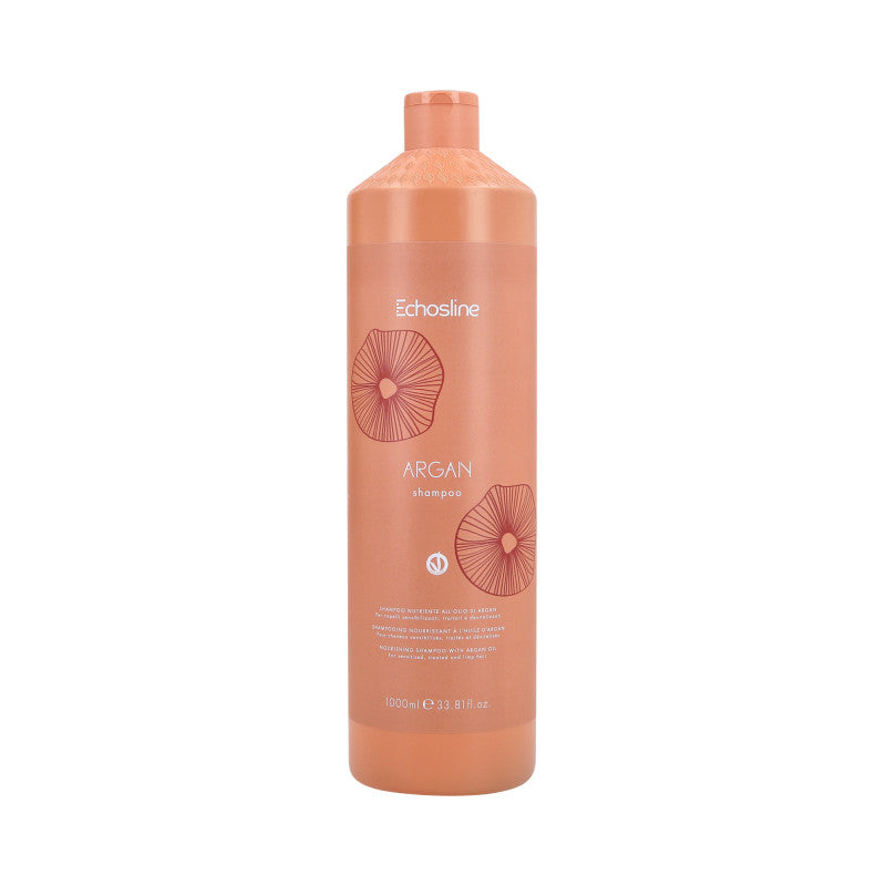 ECHOSLINE ARGAN NOURISHING Shampoo vegano all'argan per capelli secchi 1000ml