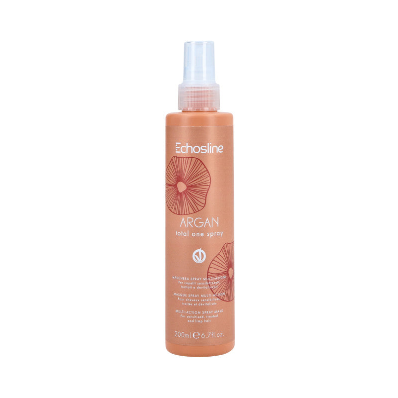 ECHOSLINE ARGAN TOTAL ONE Maschera spray vegana multiattiva con olio di argan 200ml