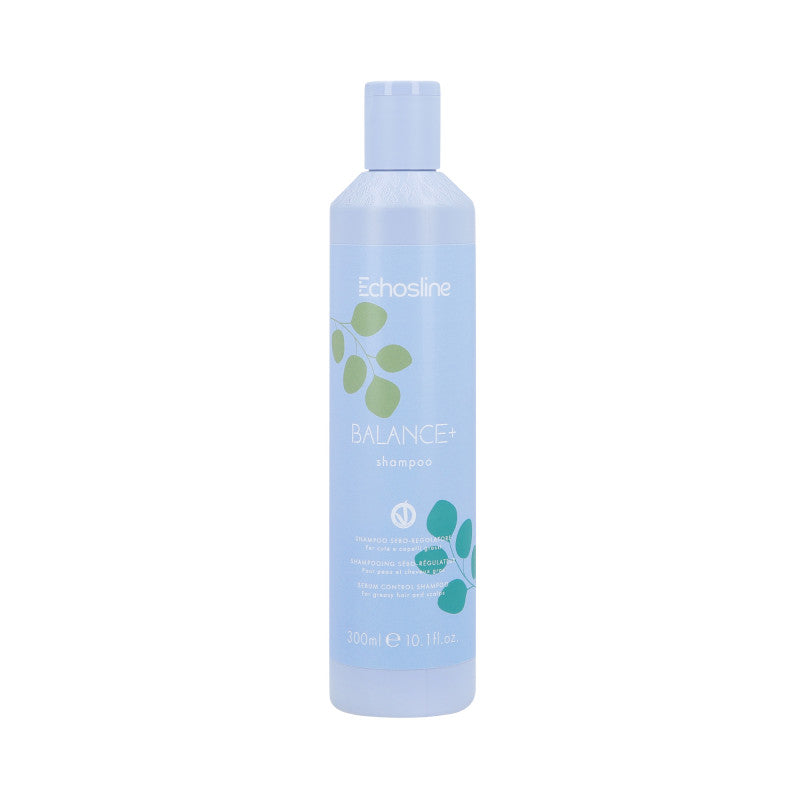 ECHOSLINE BALANCE PLUS Shampoo riequilibrante vegano per cuoio capelluto grasso 300ml