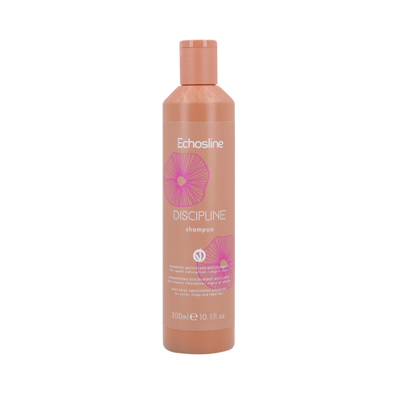 ECHOSLINE DISCIPLINE ANTI-FRIZZ Shampoo disciplinante anticrespo vegano 300ml