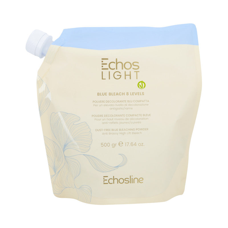 ECHOSLINE ECHOS LIGHT BLUE BLEACH&LEVELS Polvere schiarente antigiallo 8 toni 500g