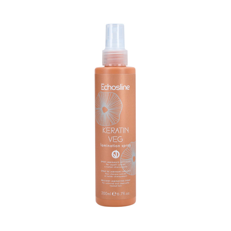 ECHOSLINE KERATIN VEG LAMINATION SPRAY Spray vegano per laminazione capelli alla cheratina 200ml
