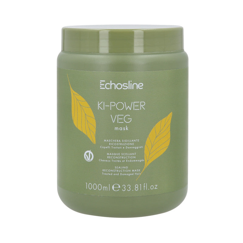 ECHOSLINE KI-POWER VEGAN Maschera per capelli alla cheratina 1000ml