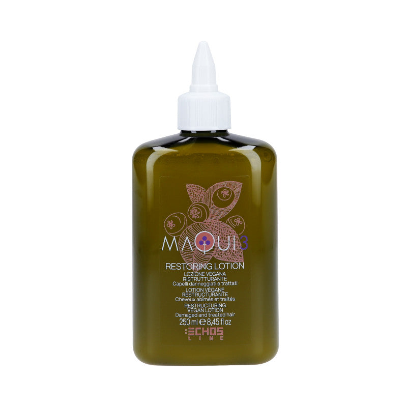 ECHOSLINE MAQUI 3 Lozione vegan ristrutturante per capelli secchi e danneggiati 250ml