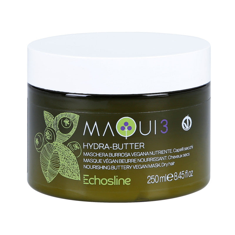 ECHOSLINE MAQUI 3 Maschera vegana per capelli secchi e danneggiati 250 ml