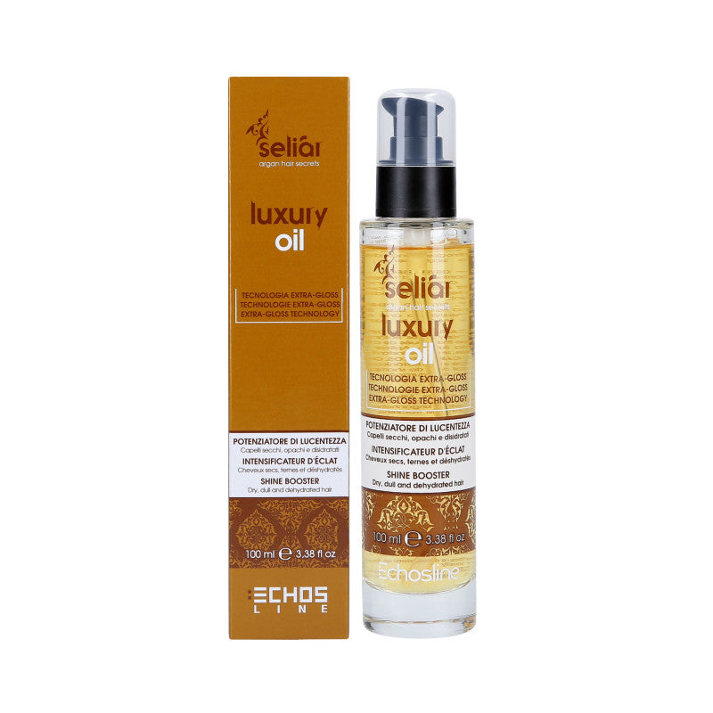 ECHOSLINE SELIAR LUXURY Olio brillante per capelli secchi e opachi 100 ml