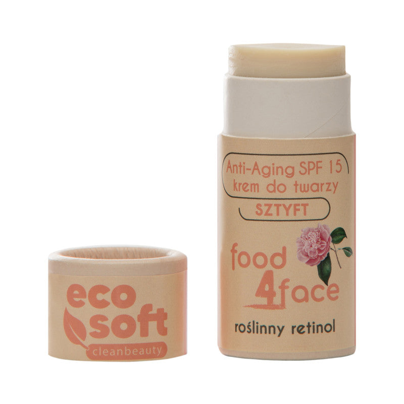 ECO SOFT FOOD4FACE Crema viso ringiovanente al retinolo vegetale SPF 15 30 g