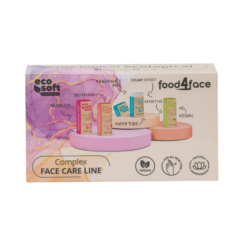 ECO SOFT FOOD4FACE Set per la cura completa del viso