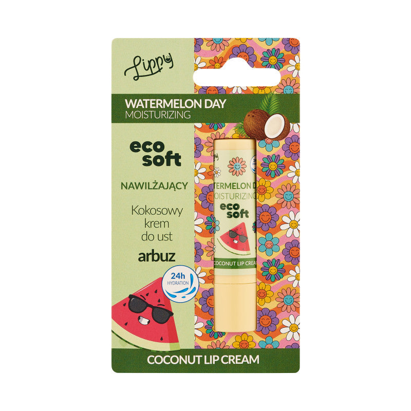 ECO SOFT LIPPY DAY Crema labbra idratante all'anguria 4,8 ml