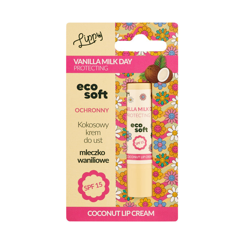 ECO SOFT LIPPY DAY Crema labbra protettiva SPF15 Latte alla vaniglia 4,8 ml