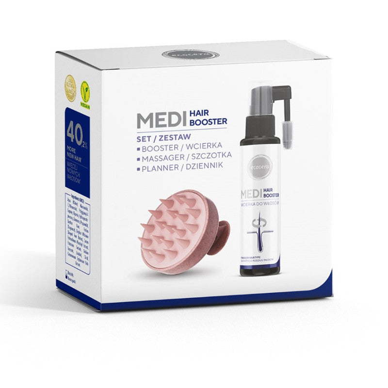 ECOCERA MEDI HAIR BOOSTER Set aus Lotion + Bürste
