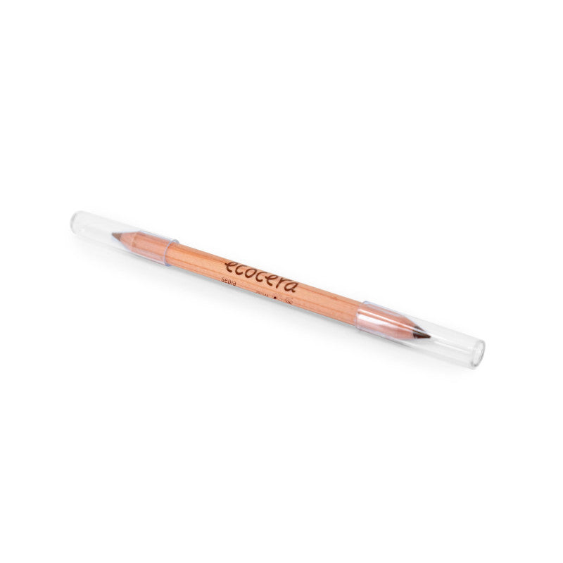 ECOCERA NATURAL CHOICE Kredka do brwi dwustronna Sepia