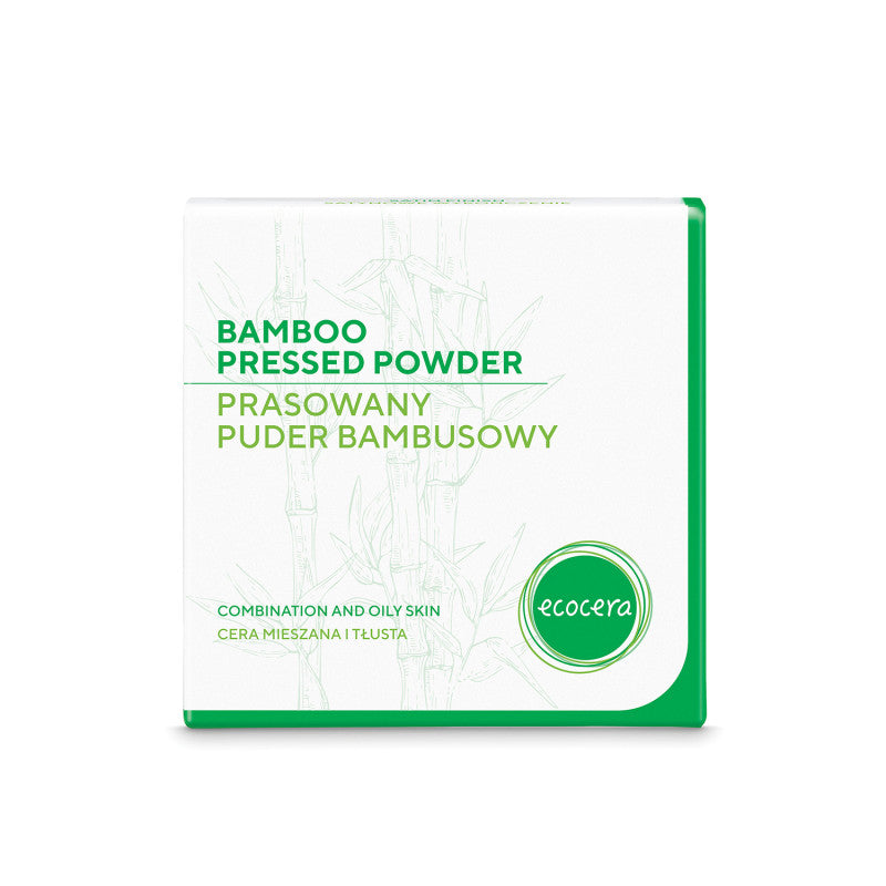 ECOCERA Prasowany puder bambusowy dla cery tłustej i mieszanej 10g