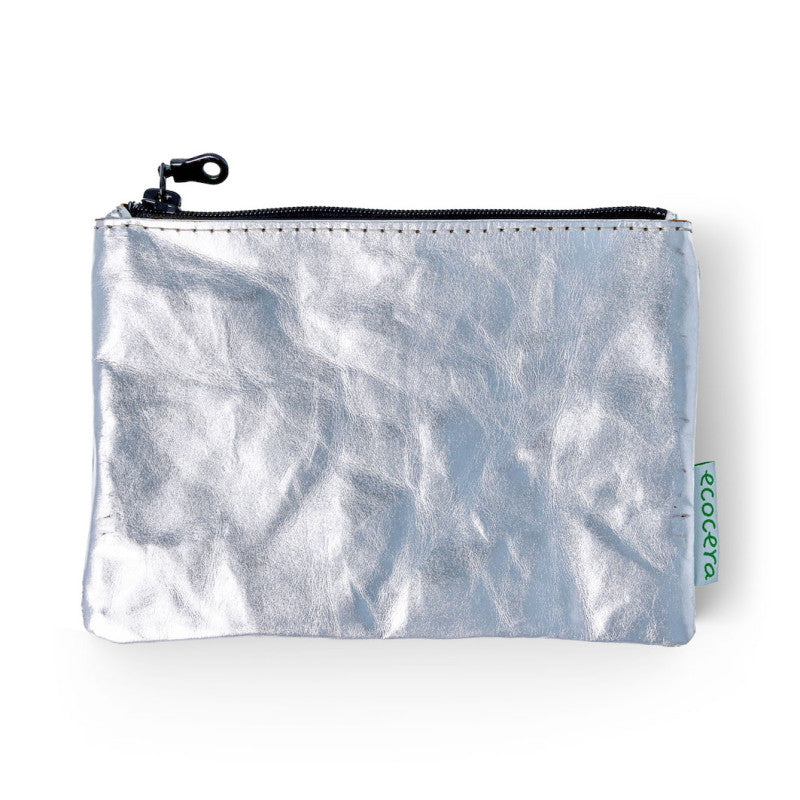 ECOCERA WASHPAPA Trousse per cosmetici, Argento