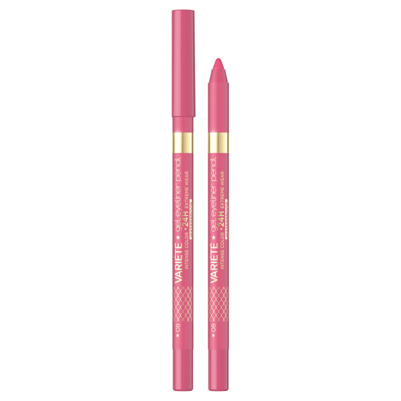 EVELINE COSMETICS VARIETE Matita occhi gel, waterproof, mat 09 Rosa