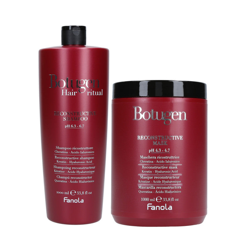 FANOLA BOTUGEN Botolife Set per capelli danneggiati Shampoo 1000ml + Maschera 1000ml