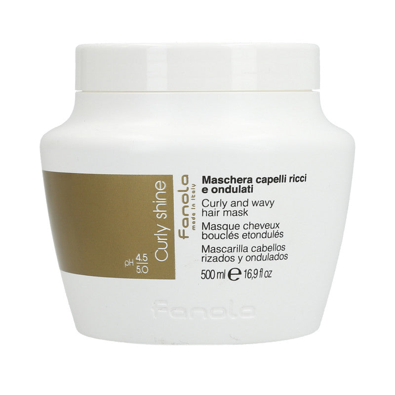 FANOLA CURLY SHINE Maschera per capelli ricci 500ml