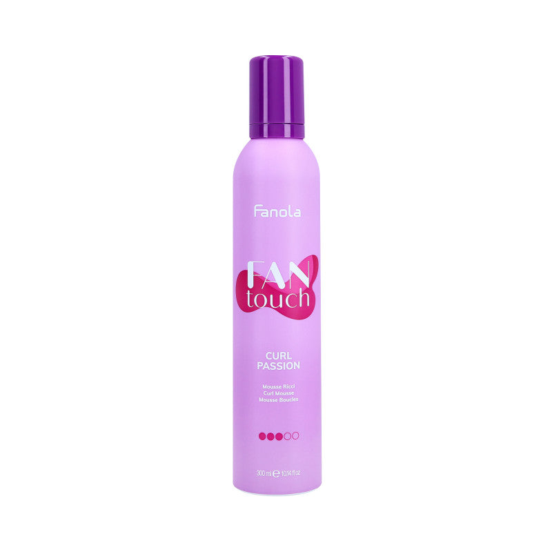 FANOLA FAN TOUCH CURL PASSION Mousse enfatizzante riccio e volume dei capelli 300ml