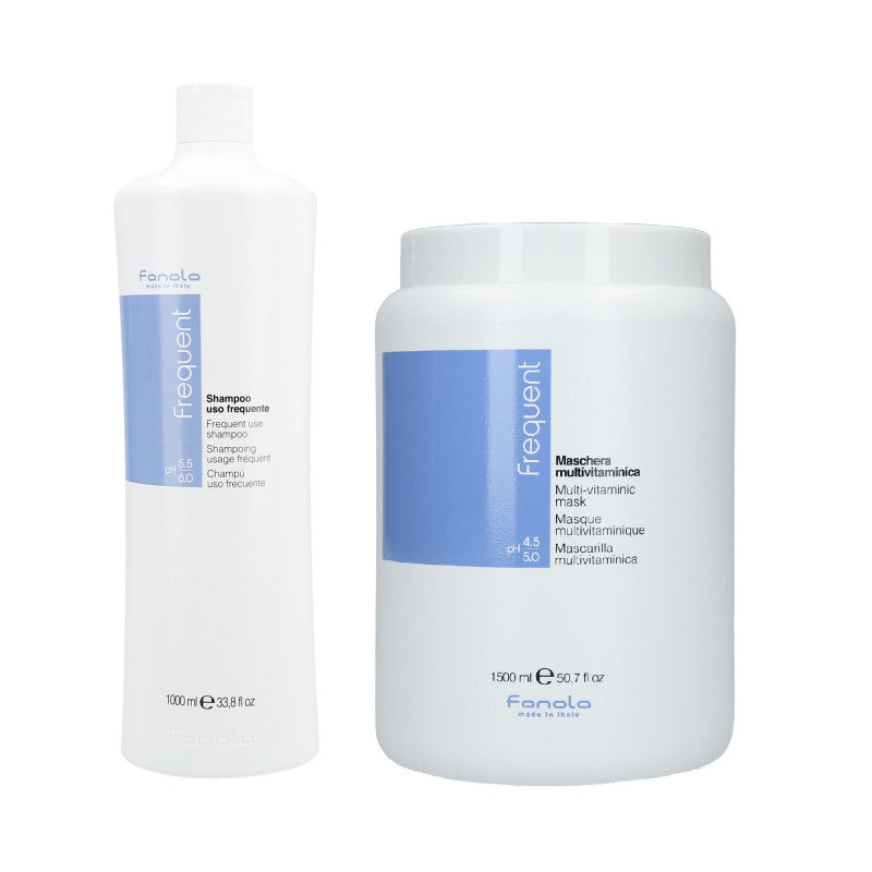 FANOLA FREQUENT Set Shampoo 1000ml + Maschera 1500ml