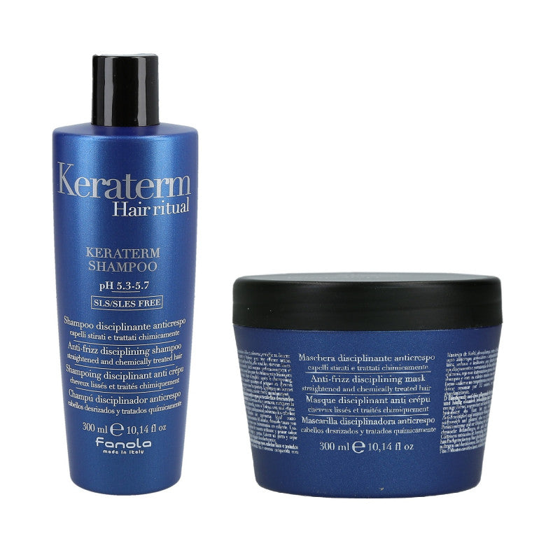 FANOLA KERATERM Set alla cheratina Shampoo 300ml + Maschera 300ml
