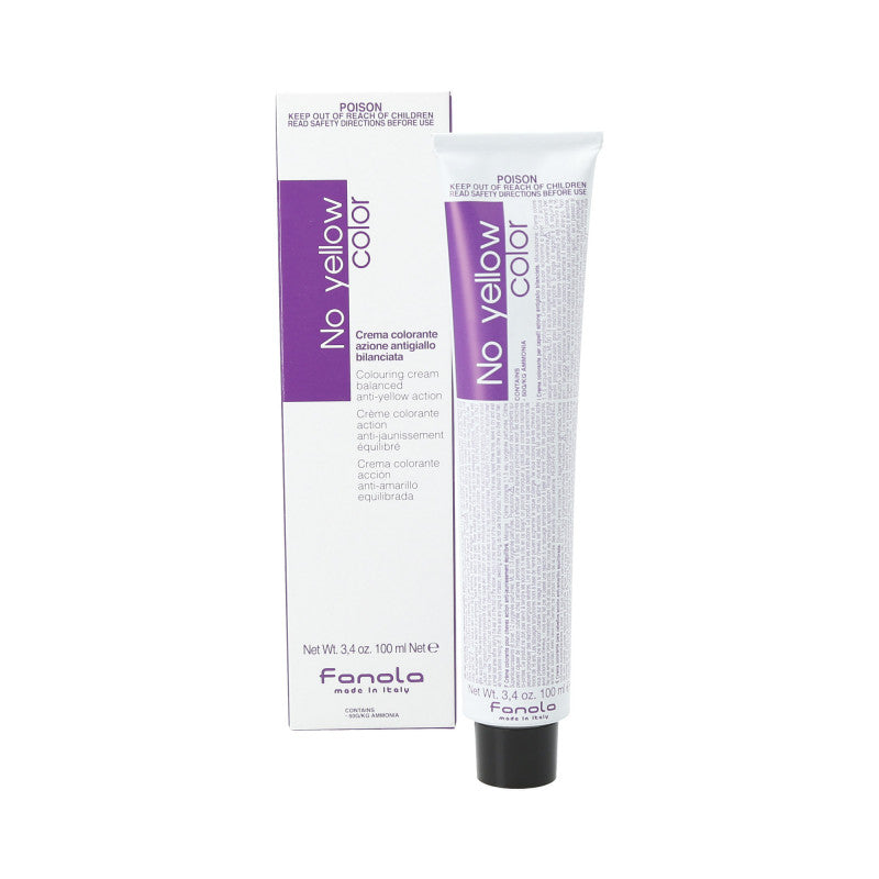FANOLA NO YELLOW COLOR Colorazione in crema per capelli biondi 100ml