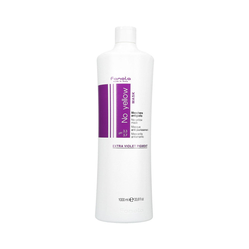 FANOLA NO YELLOW Maschera neutralizzante antigiallo 1000ml 