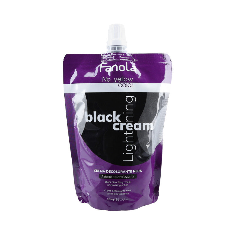 FANOLA NO YELLOW Schiarente per capelli Black Cream 500g