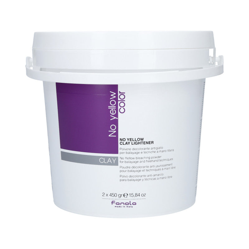 FANOLA NO YELLOW Schiarente per capelli Clay 2x450g