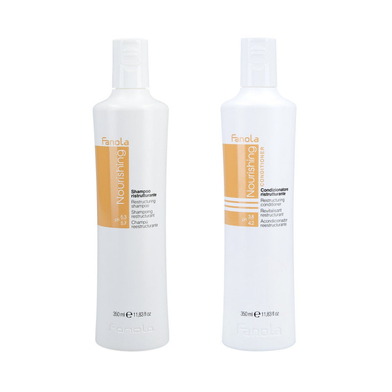 FANOLA NOURISHING Cofanetto ricostruttivo Shampoo 350ml + Balsamo 350ml