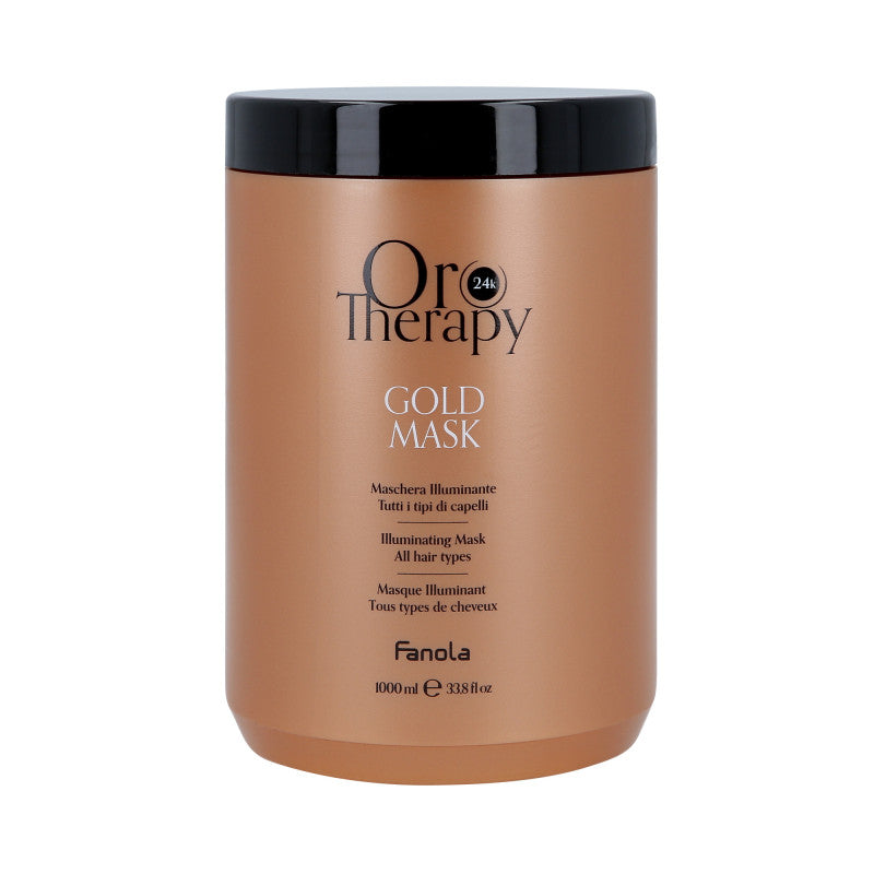 FANOLA ORO THERAPY 24k GOLD Maschera capelli illuminante 1000ml