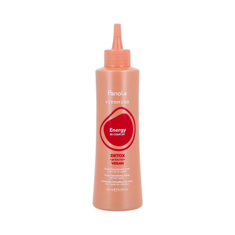 FANOLA VITAMINS ENERGIA DETOSSINANTE Scrub cuoio capelluto vitaminico 195ml
