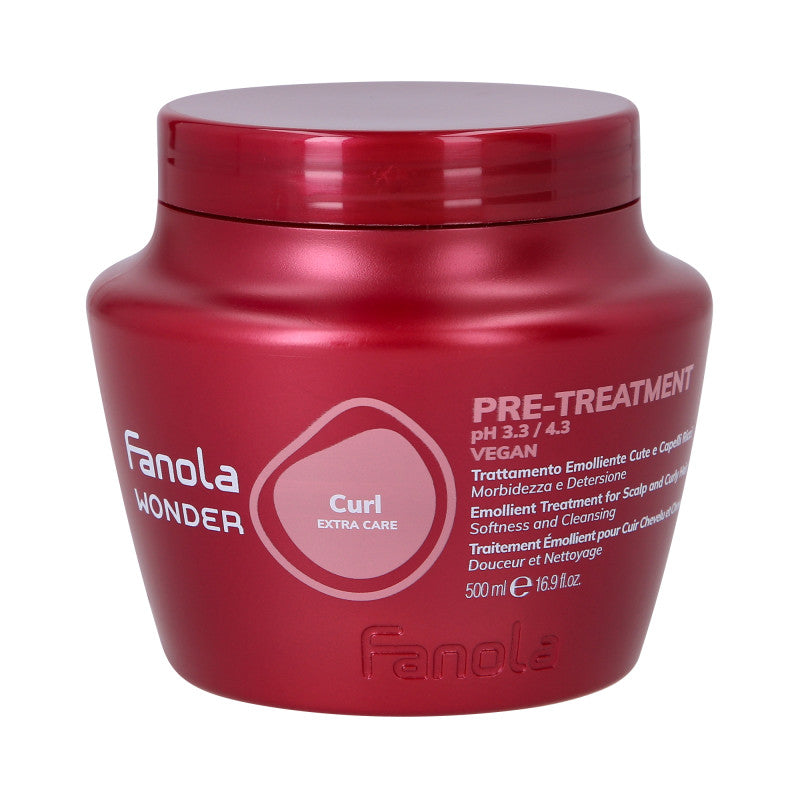 FANOLA WONDER CURL EXTRA CARE Trattamento vegano per capelli ricci prima del lavaggio 500ml