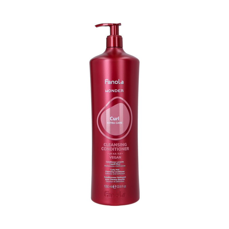FANOLA WONDER CURL EXTRA CARE Balsamo detergente vegano per capelli ricci 1000ml