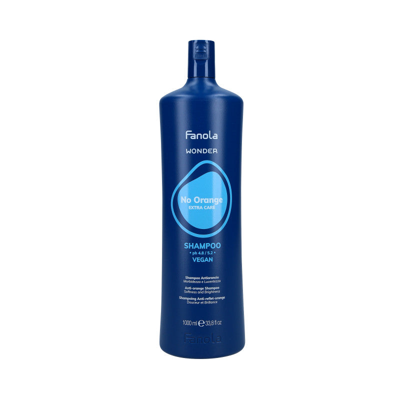 FANOLA WONDER NO ORANGE EXTRA CARE Shampoo vegano neutralizzante sfumature rame e arancio 1000ml