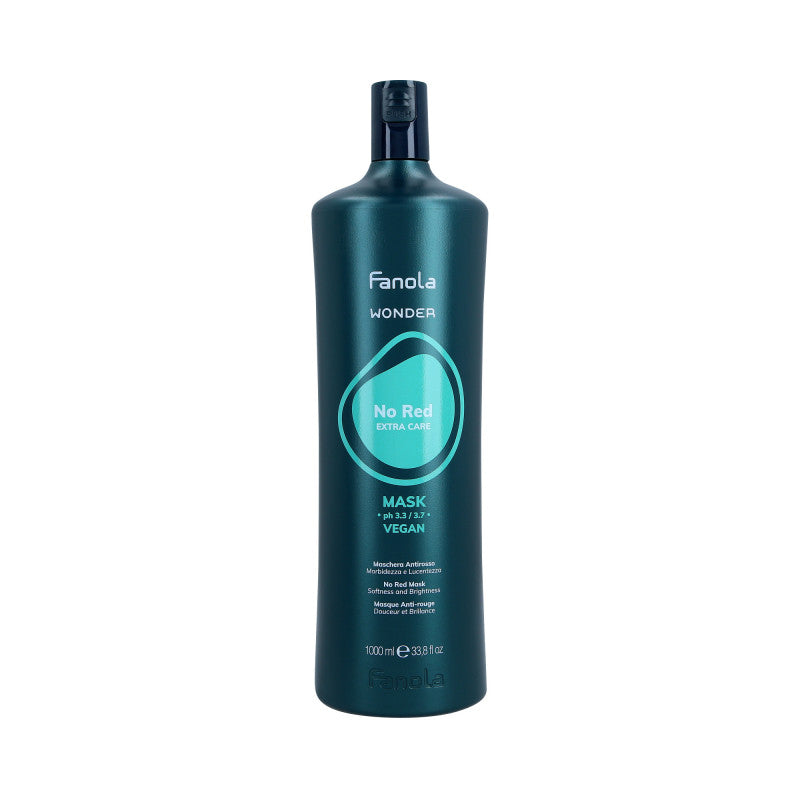FANOLA WONDER NO RED EXTRA CARE Maschera neutralizzante per capelli castani 1000ml