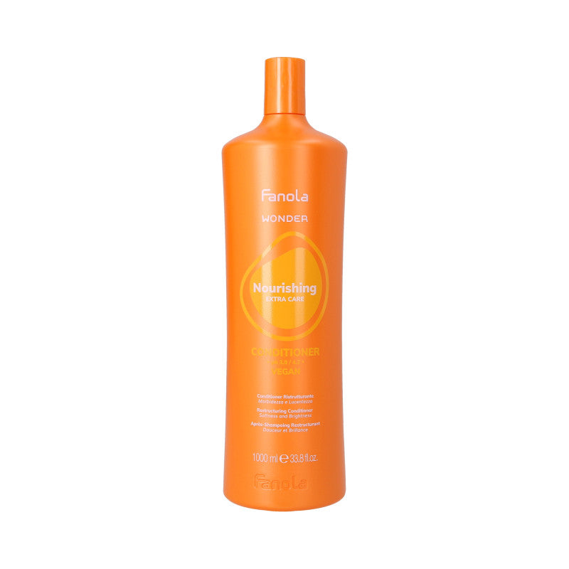 FANOLA WONDER NOURISHING EXTRA CARE Balsamo nutriente vegano per capelli secchi e danneggiati 1000ml