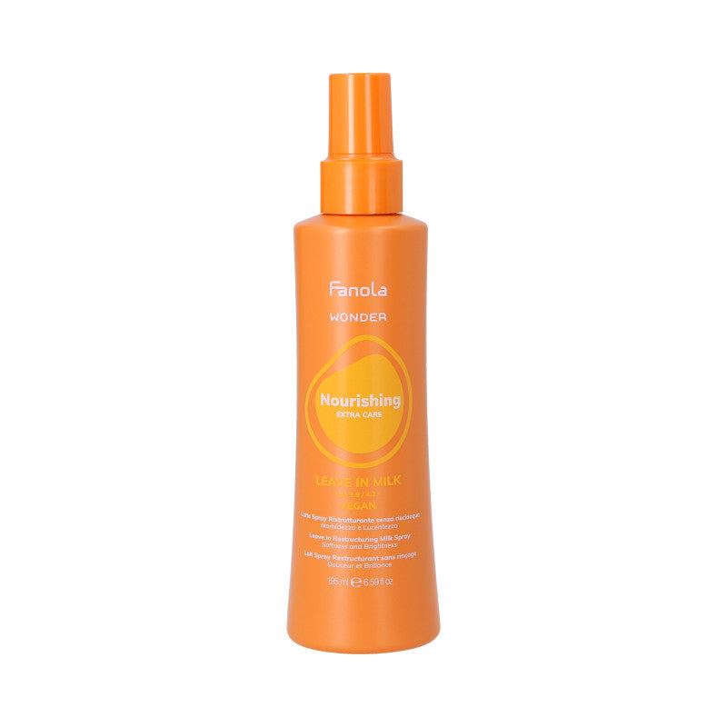 FANOLA WONDER NOURISHING EXTRA CARE Latte spray nutriente vegano senza risciacquo 195ml