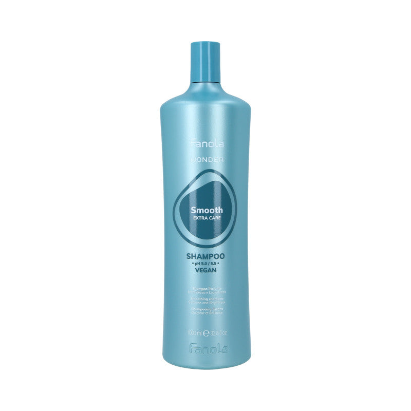 FANOLA WONDER SMOOTH EXTRA CARE Shampoo lisciante vegano per capelli crespi 1000ml